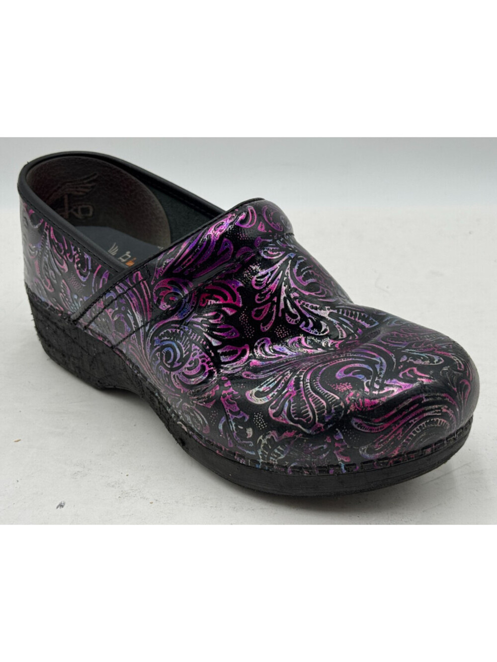Dansko XP 2.0 Womens Clog 8.5-9 Multicolor Engraved Floral Comfort Slip On Shoes